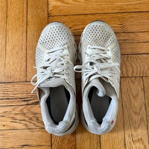 On Cloud White Athletic Sneakers